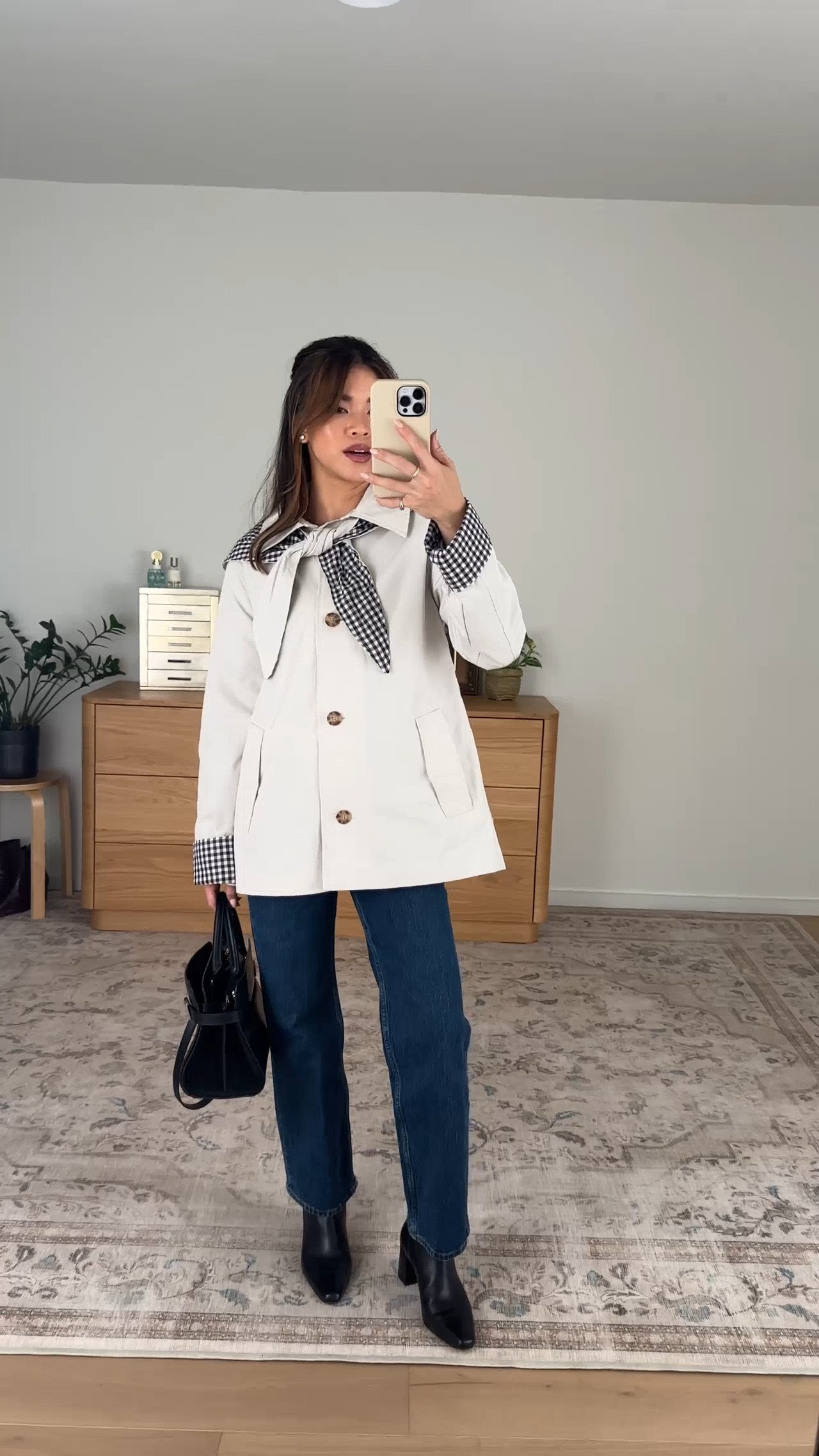 The cutest coat from @abercrombie! I love the gingham liner.

Sizing info:
• Abercrombie Removable Scarf Gingham Trench Coat (Size XS in Cream)
• Abercrombie High Rise 90s Relaxed Jeans (Size 23 Extra short in Dark Wash)

Fall Abercrombie new arrivals, Abercrombie sweaters, Abercrombie petite pants, Abercrombie petite denim, Abercrombie fall jackets, Abercrombie petite coats, Petite style, petite fashion, mom outfit, mom style, petite pants, petite outfit ideas, petite outfits, best pants for petite, petite denim, vacation outfits, fall outfits, fall style, fall trends, fall looks fall outfit ideas, Abercrombie try on, fall boots, fall denim, fall lookbook, fall outfits

#LTKootd #LTKSeasonal #LTKPetite