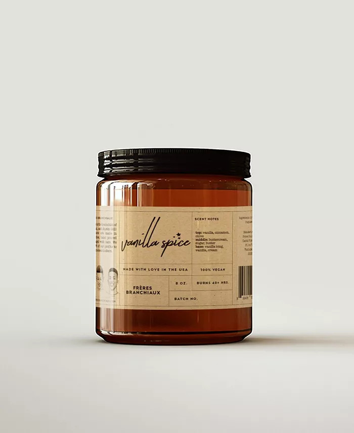 Frerés Branchiaux Candle Co. Vanilla Spice Candle, 8 oz - Macy's | Macys (US)