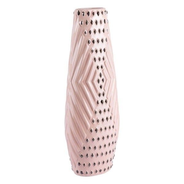 Tanok Large Vase Pink | Bed Bath & Beyond