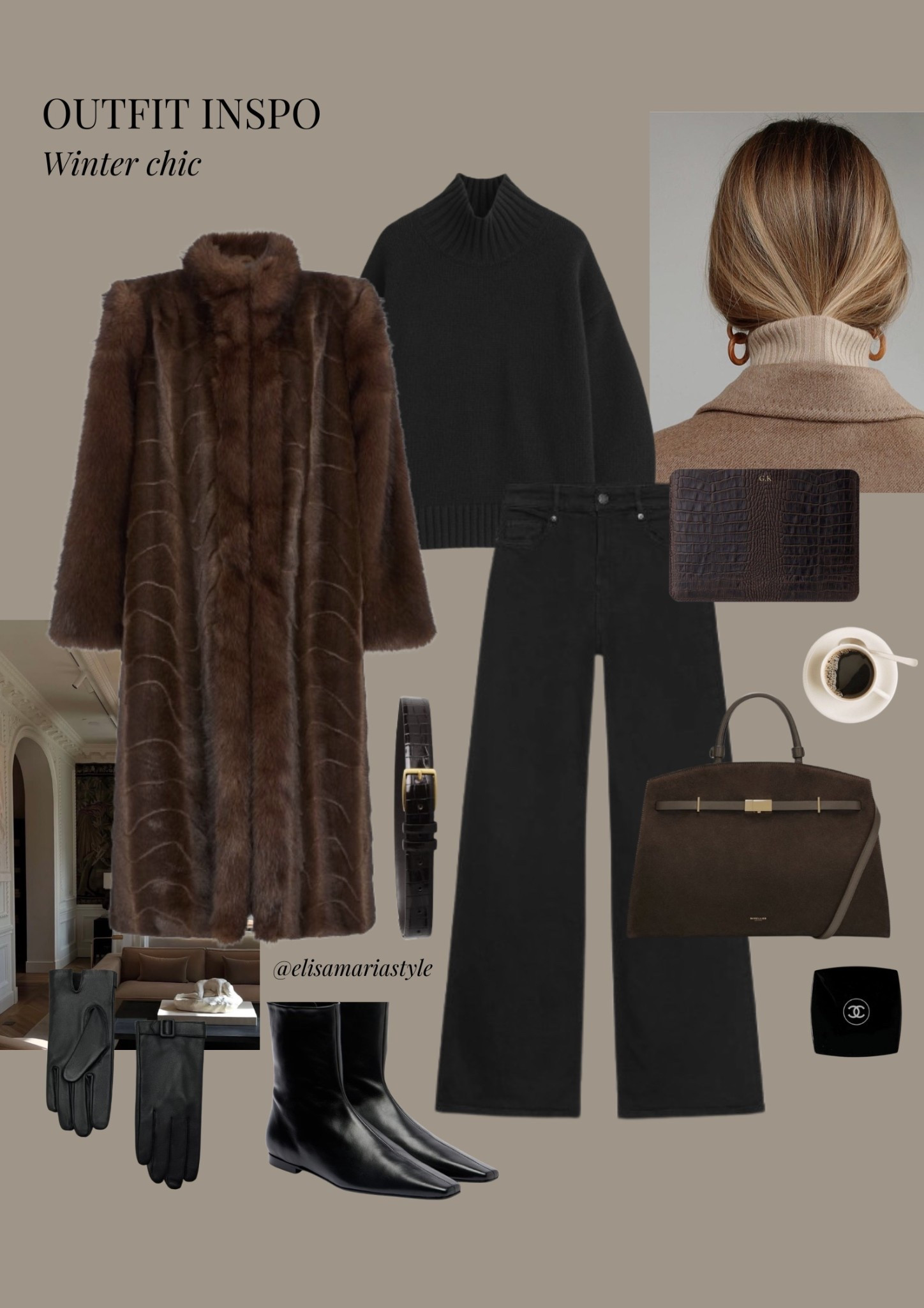 Chic winter outfit idea 🤎

#LTKwinter #LTKstyletip #LTKworkwear