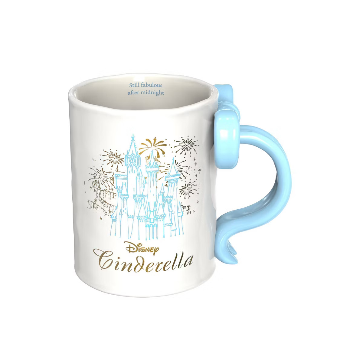 Zak Designs 18oz Cinderella Bow Sculpted Handle Mug | Target