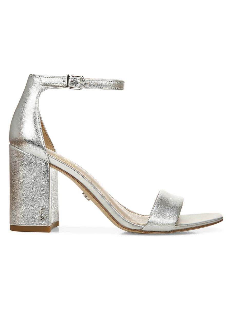 Daniella Leather Block-Heeled Sandals | Saks Fifth Avenue