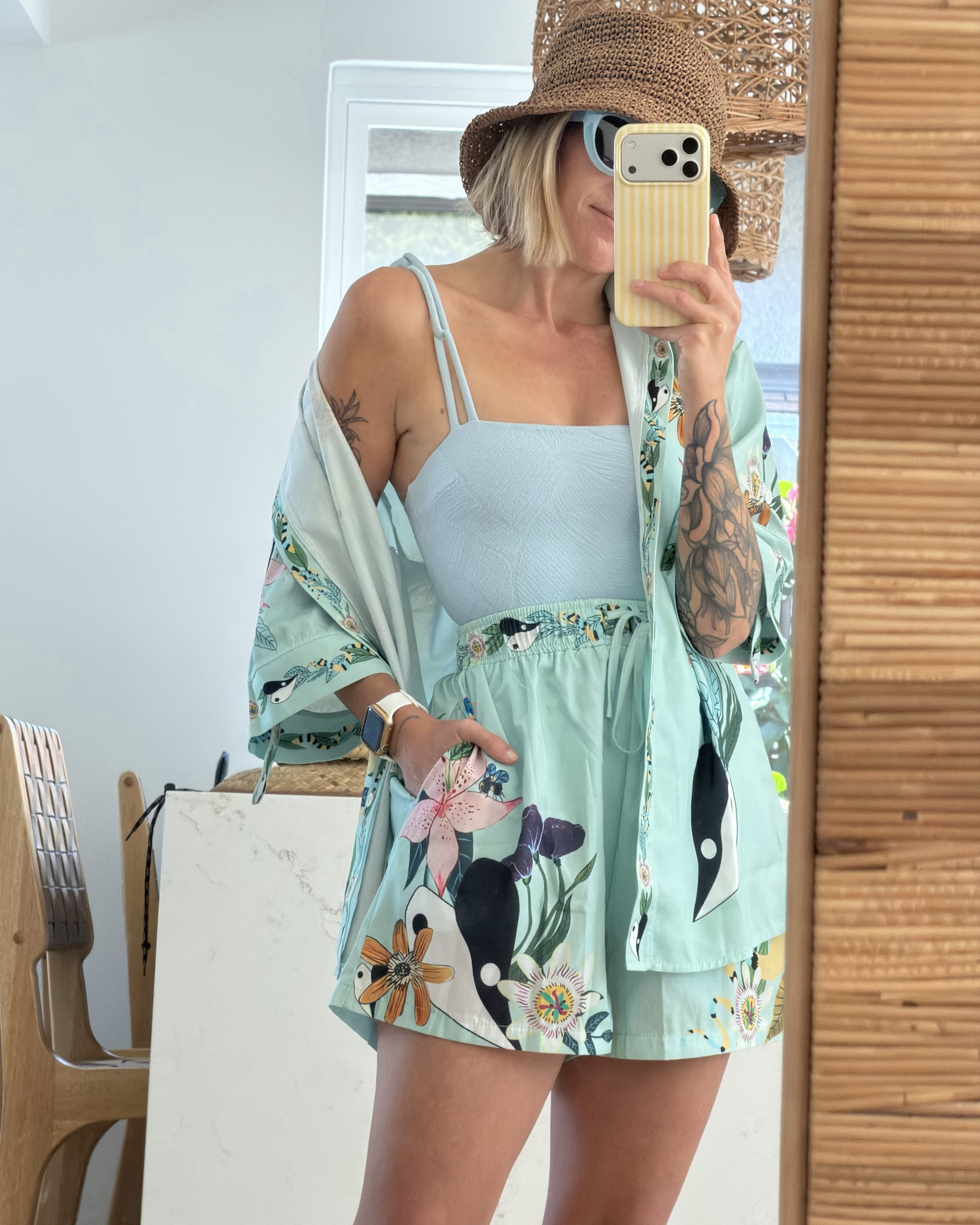 When you’re trying to get ready to go to the beach but your 105lb baby has other plans 🌊 🌞 🐶 

#LTKootd #LTKgrwm #LTKSwim
