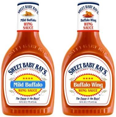 Sweet Baby Ray's Variety Pack, 1 Sweet Baby Ray's Buffalo, Wing Sauce, 16OZ, 1 Sweet Baby Ray's W... | Amazon (US)