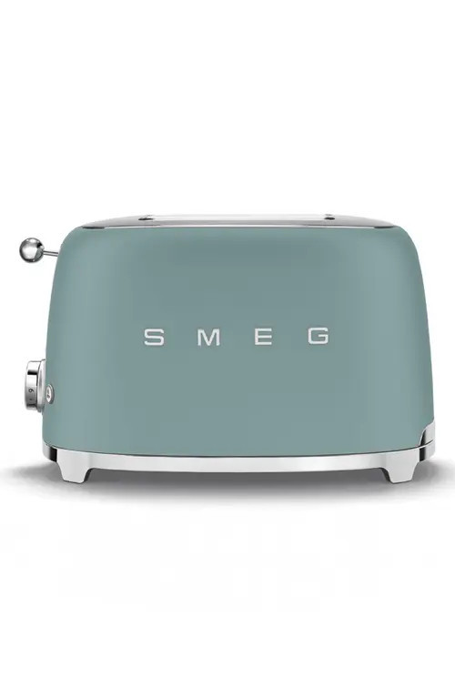 smeg 50s Retro Style Two-Slice Toaster in Matte Jade at Nordstrom | Nordstrom