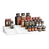 YouCopia 48 Spice Bottle ShelfSteps Organizer, Expandable, White | Amazon (US)