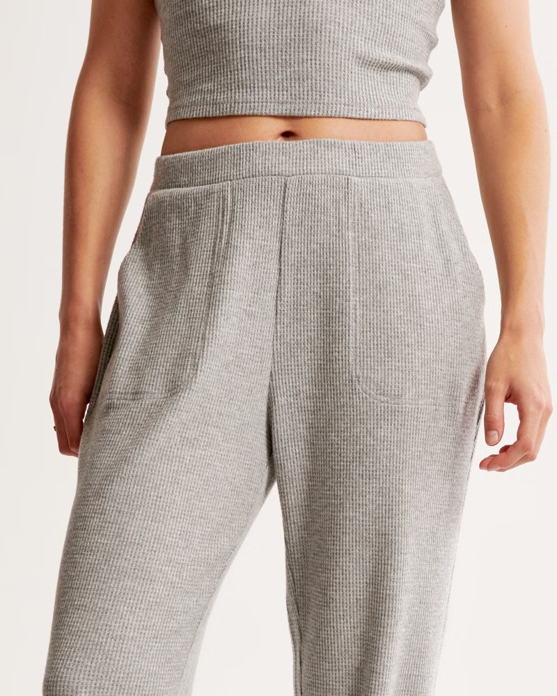 Women's Lounge Waffle Jogger | Women's Intimates & Sleepwear | Abercrombie.com | Abercrombie & Fitch (US)