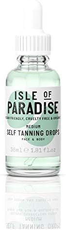 Skin Care Self Tanning Drops Medium Full Size, Vegan Friendly, Cruelty Free & Organic, 1.01 oz./3... | Amazon (US)