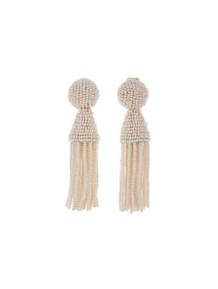 Short Tassel Earrings | Oscar de la Renta