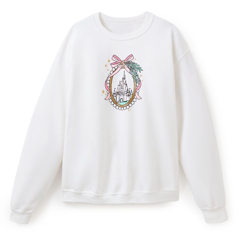 Fantasyland Castle Holiday Pullover Sweatshirt for Women | Disney Store