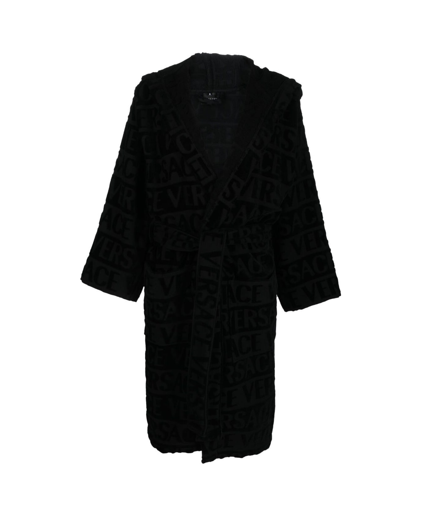 Bath Robe Crystal Hood The Versace | Italist.com US
