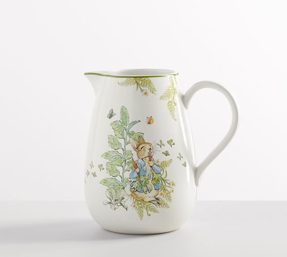 Peter Rabbit™ Stoneware Pitcher | Pottery Barn (US)