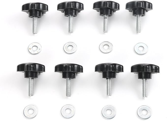 JeCar 8 Hardtop Quick Removal Bolts Thumb Screws Compatible with Jeep Wrangler 2007-2023 JK JKU J... | Amazon (US)