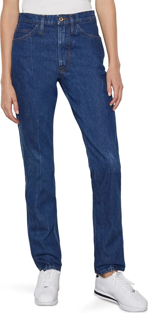 Le Italien High Waist Ankle Straight Leg Jeans | Nordstrom Rack