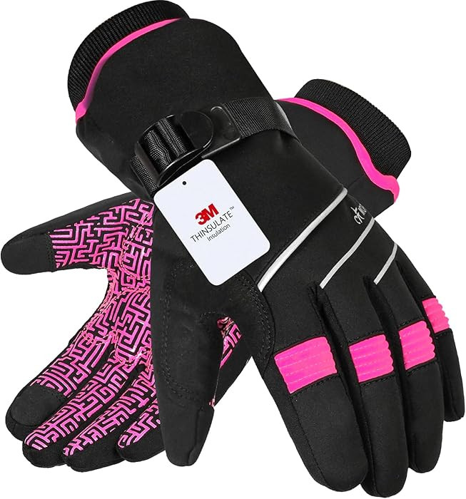 MOREOK Waterproof & Windproof -30°F Winter Gloves for Men/Women, 3M Thinsulate Thermal Gloves To... | Amazon (US)