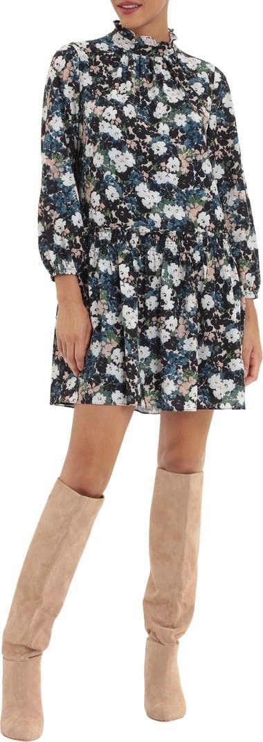 Floral Drop Waist Dress | Fall Outfit | Fall Dresses | Thanksgiving | Nordstrom Rack