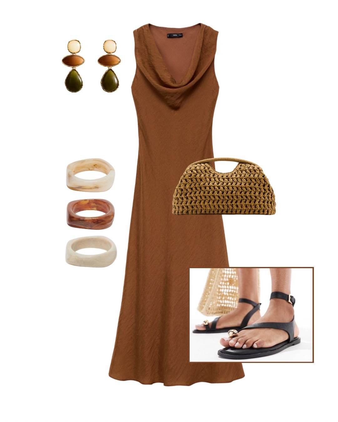 The most beautiful dress calls for some striking accessories. I love these wide fit sandals as a great alternative to heels 🤎

Plus size wedding guest dress outfit inspiration 

#LTKwedding #LTKspring #LTKplussize