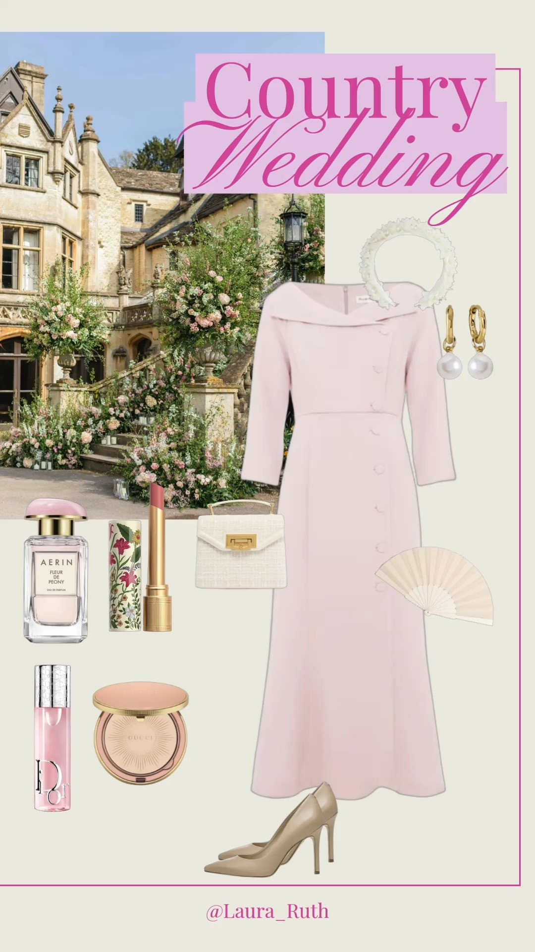 🌸 English Country Wedding Guest Outfit Idea 🥂 Soft blush tailoring, pearl accents & romantic beauty favourites for an effortlessly elegant occasion look. Giving Cotswolds manor charm, champagne receptions, blooming rose gardens & timeless femininity 🤍🌿✨ summer dresses, wedding guest dress summer

#LTKsummer #LTKwedding #LTKdresses