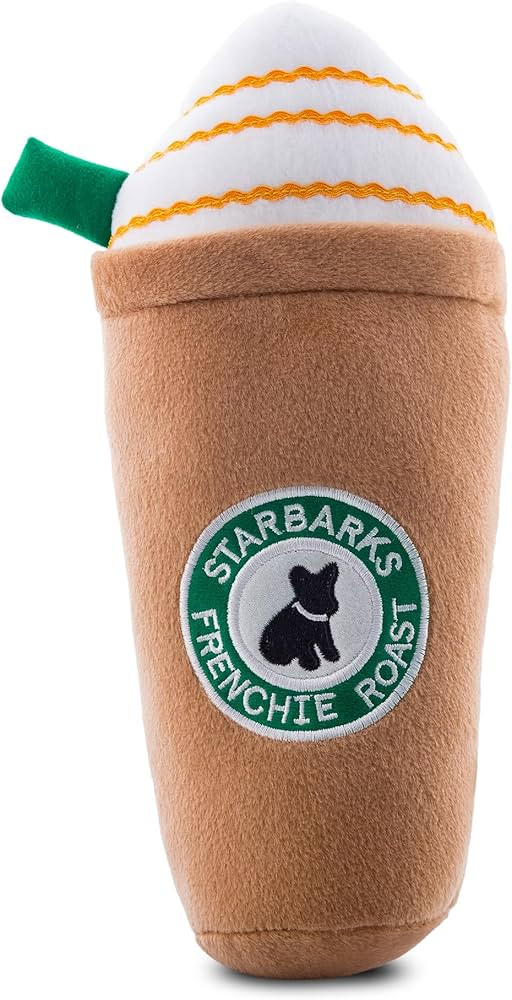 Haute Diggity Dog Starbarks Frappawcino, Plush Designer Dog Toys with Interactive Squeaker, Stimu... | Amazon (US)
