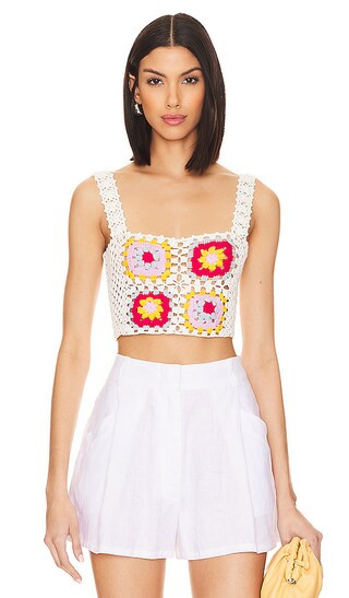 Estella Top in Ivory Multi | Revolve Clothing (Global)