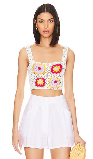 Estella Top in Ivory Multi | Revolve Clothing (Global)