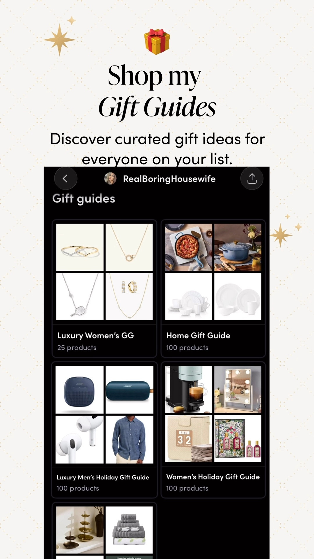 We’re approaching the home stretch for Christmas gift shopping. There’s still time to be on time! 
Check out my storefront, collections and Gift Guides for Home, Her and Him, including my favorite type of gift: Luxury Gifts! 

#LTKHoliday #LTKGiftGuide #LTKMens