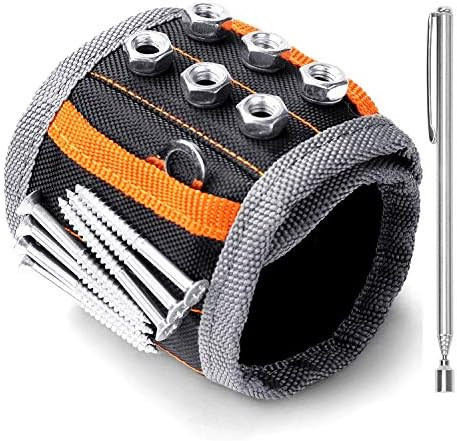 HORUSDY Magnetic Wristband, for Dad, with Strong Magnets for Holding Screws, Nails, Drilling Bits... | Amazon (US)