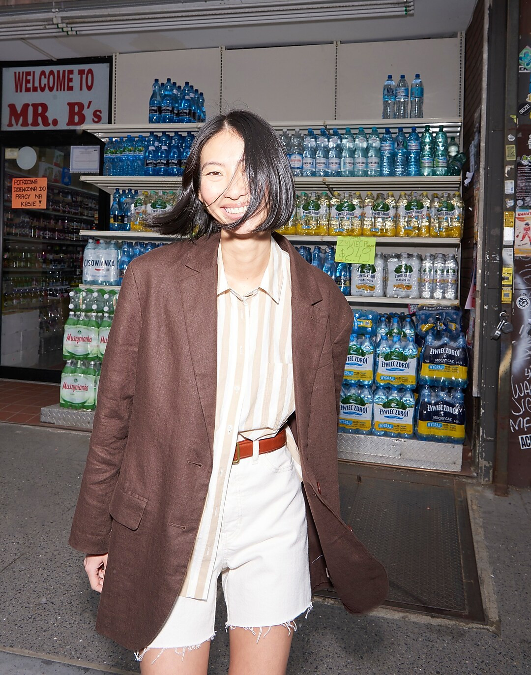 The Oversized Blazer in 100% Linen | Madewell