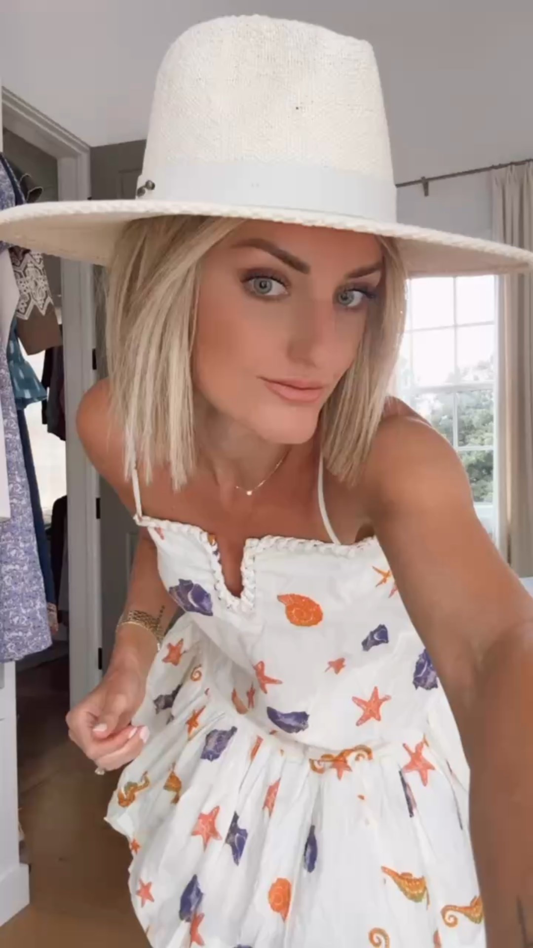 This hat paired with this dress is perfect for the beach! Such a fun pattern for spring break! Wearing an XS.

Loverly Grey, spring break outfit ideas, vacation outfit ideas, beach outfit ideas, neutral beach hat

#LTKSeasonal #LTKStyleTip #LTKTravel