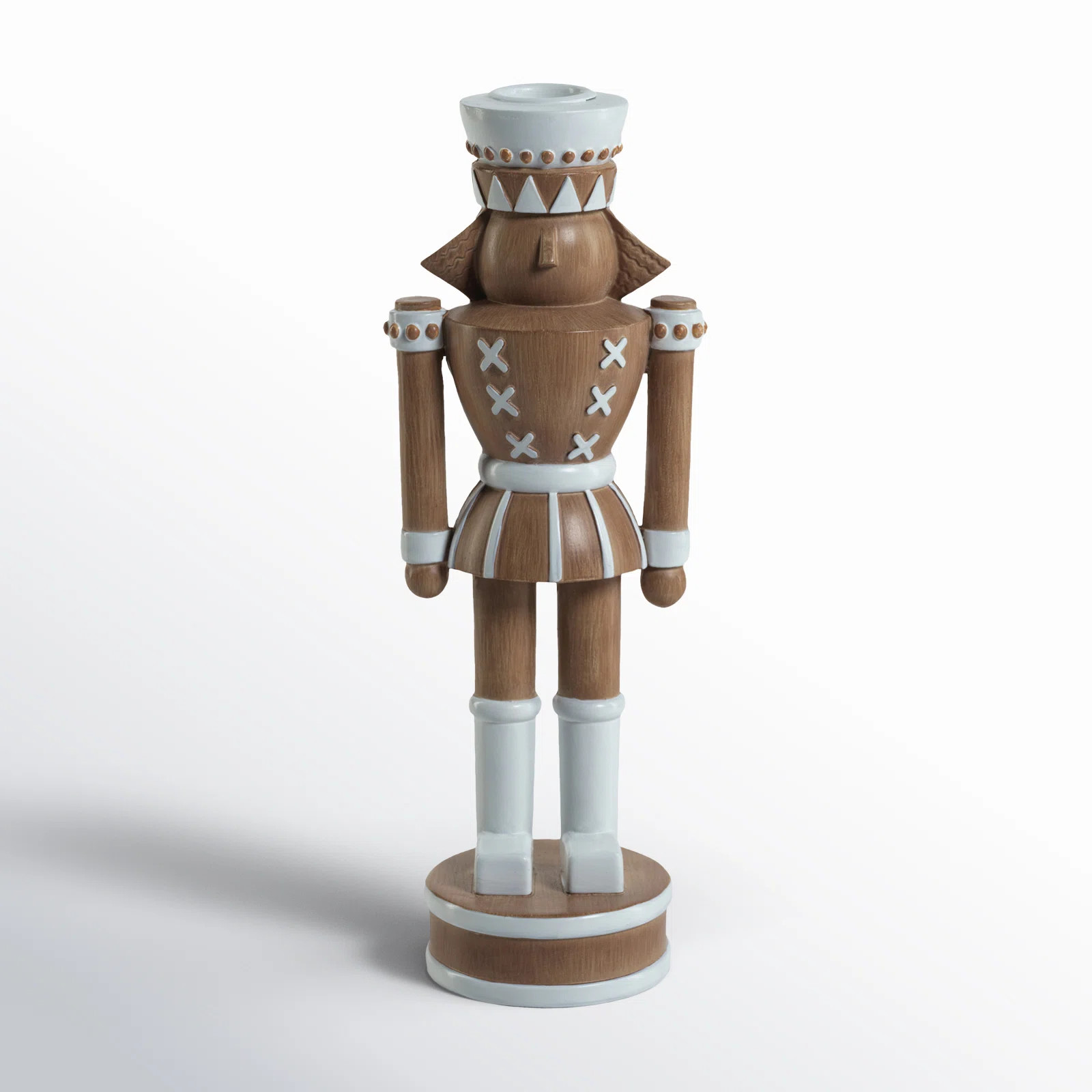 Fernie 9.75" Tall Nutcracker at Halt Taper Candle Holder | Wayfair North America