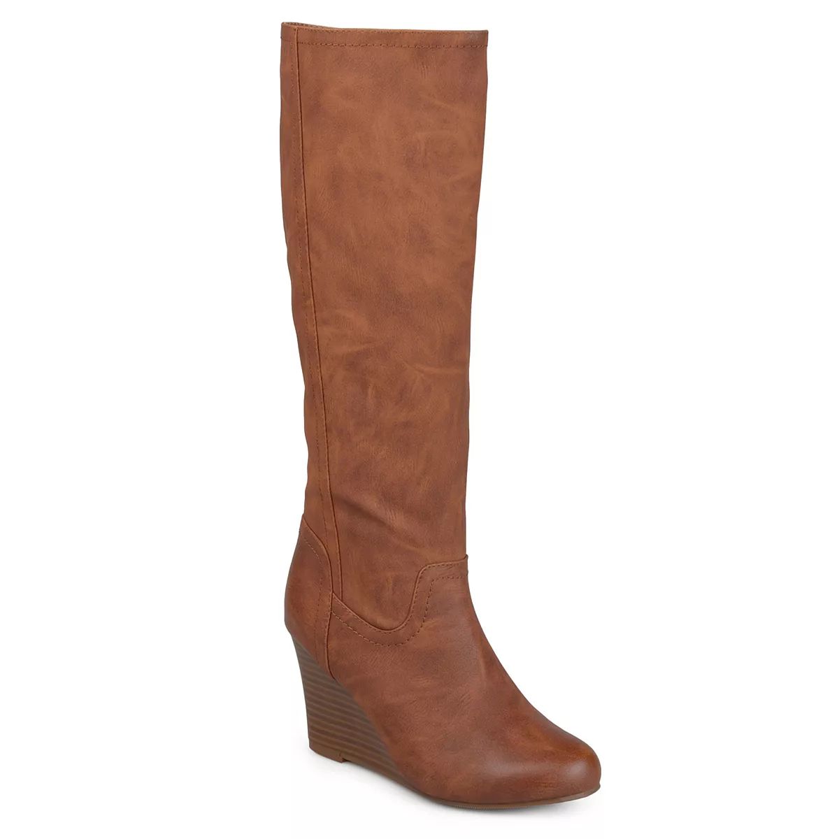 Journee Collection Langly Women's Wedge Knee High Boots | Kohl's