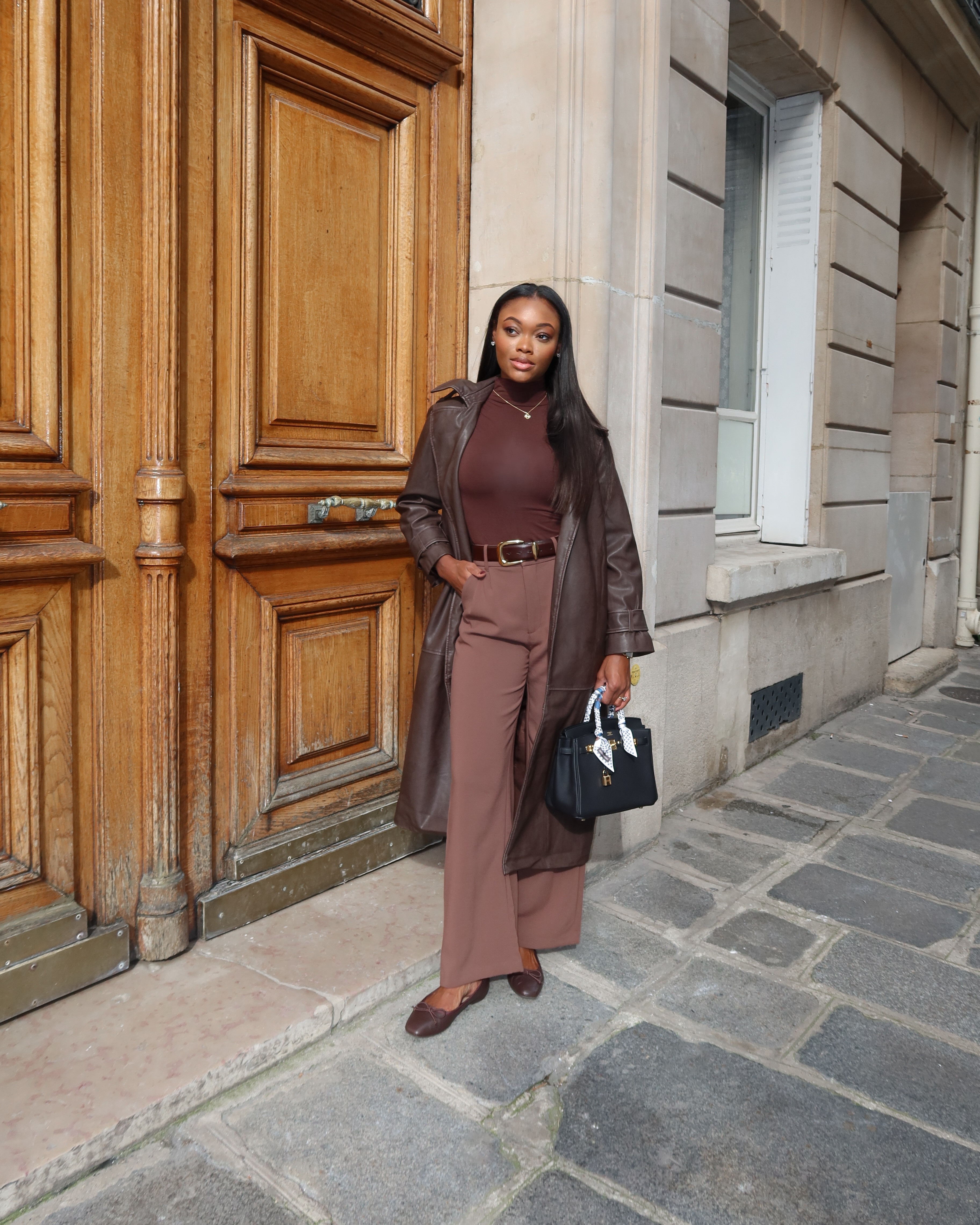 Paris outfit inspiration! This brown trench coat is trending this season. Wearing an xs! 

#LTKStyleTip #LTKSeasonal #LTKShoeCrush