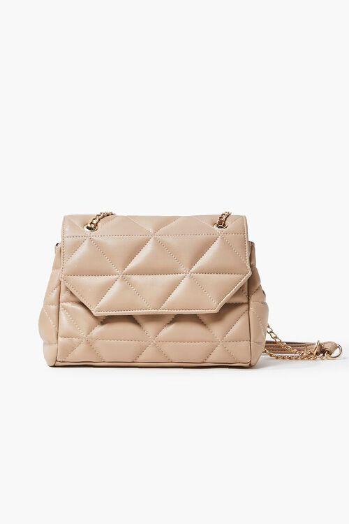 Quilted Faux Leather Crossbody Bag | Forever 21 (US)