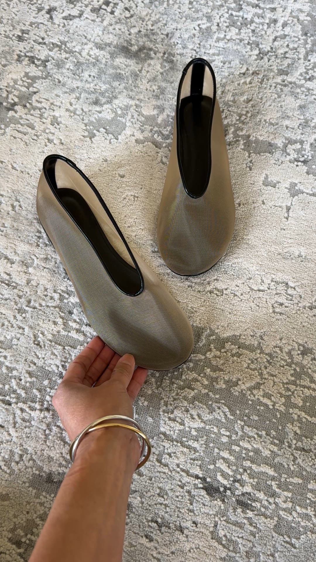 I love the look of these mesh flats. Designer look for less and good quality. I am bummed that the fit didn’t work for me; I have narrow heels and they were slipping off my feet. They otherwise run true to size. Very chic look with dresses or jeans  

#LTKOver40 #LTKShoeCrush #LTKFindsUnder50