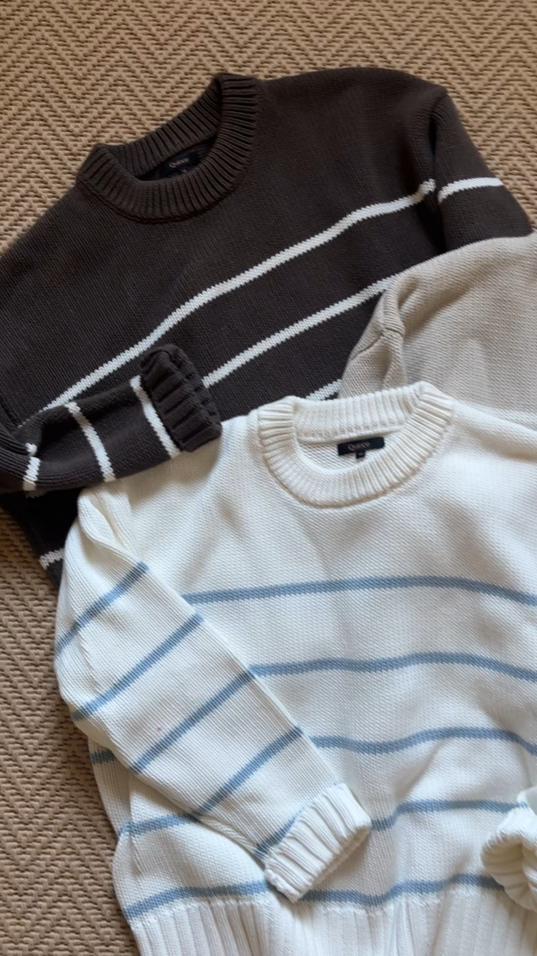 This Quince sweater is SO good that I have it in three colors. Under $50 and the perfect weight and cut.