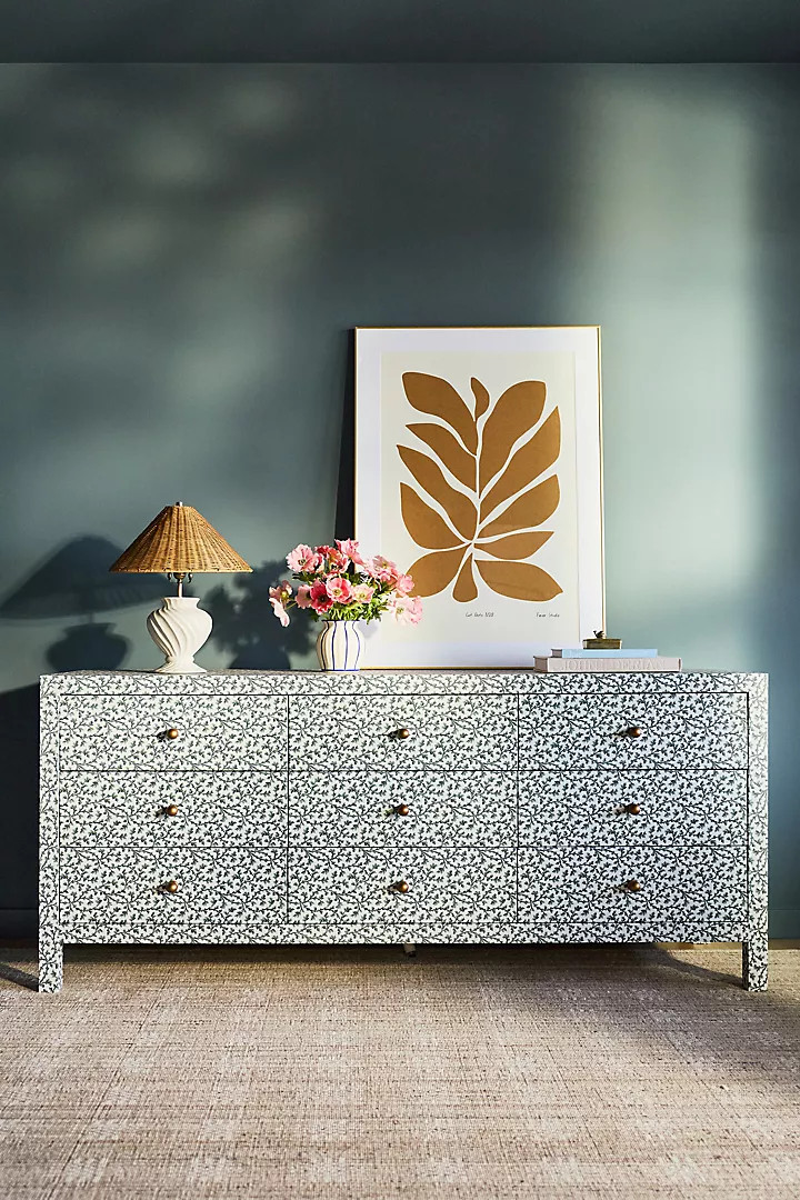 Hale Canvas Nine-Drawer Dresser | Anthropologie (US)