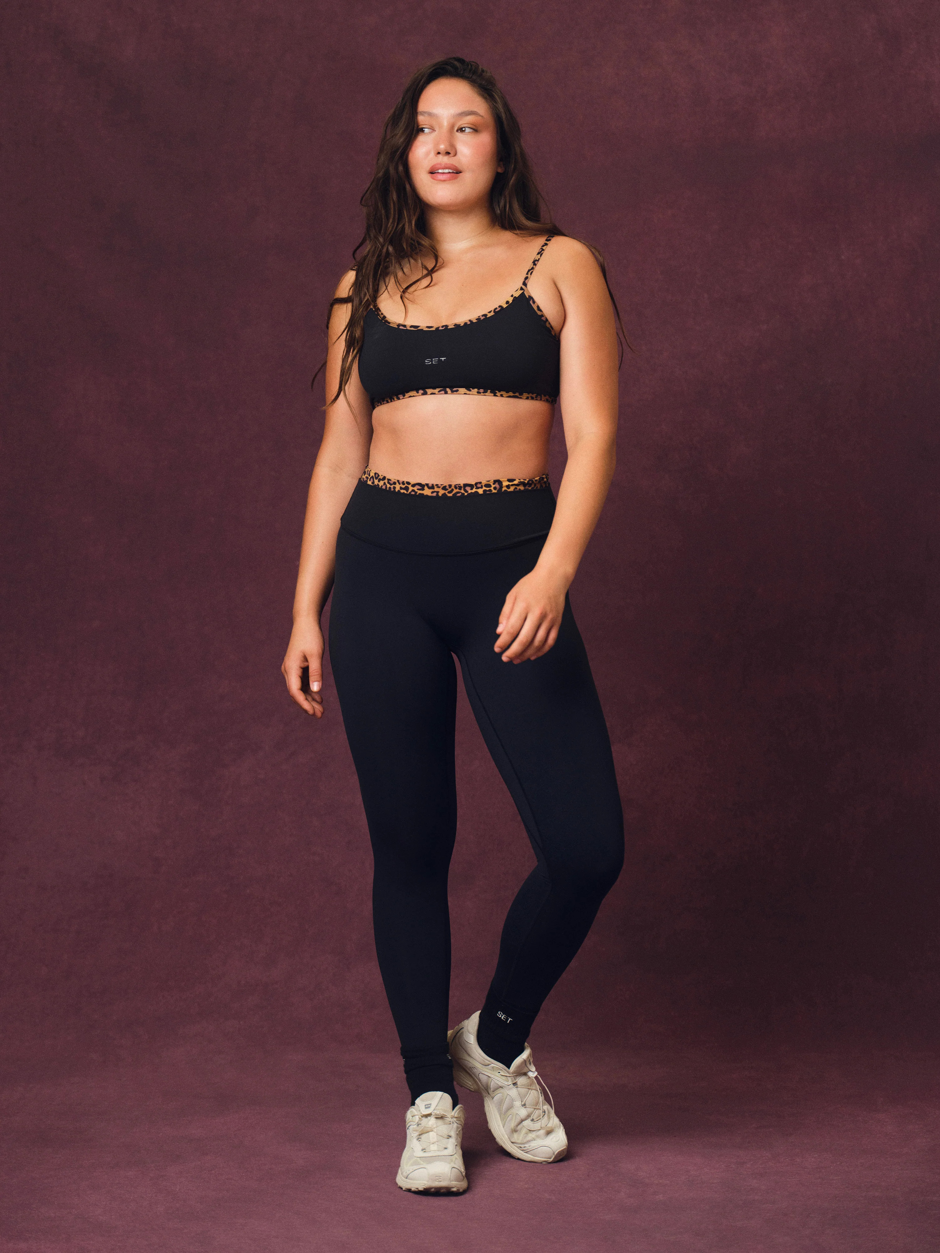 AERALINE\u2122 BREATHE CHEETAH CONTROL LEGGINGS - SAVANNAH | SET Active
