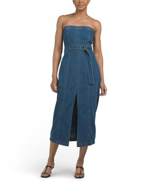 Strapless Denim Maxi Dress | TJ Maxx