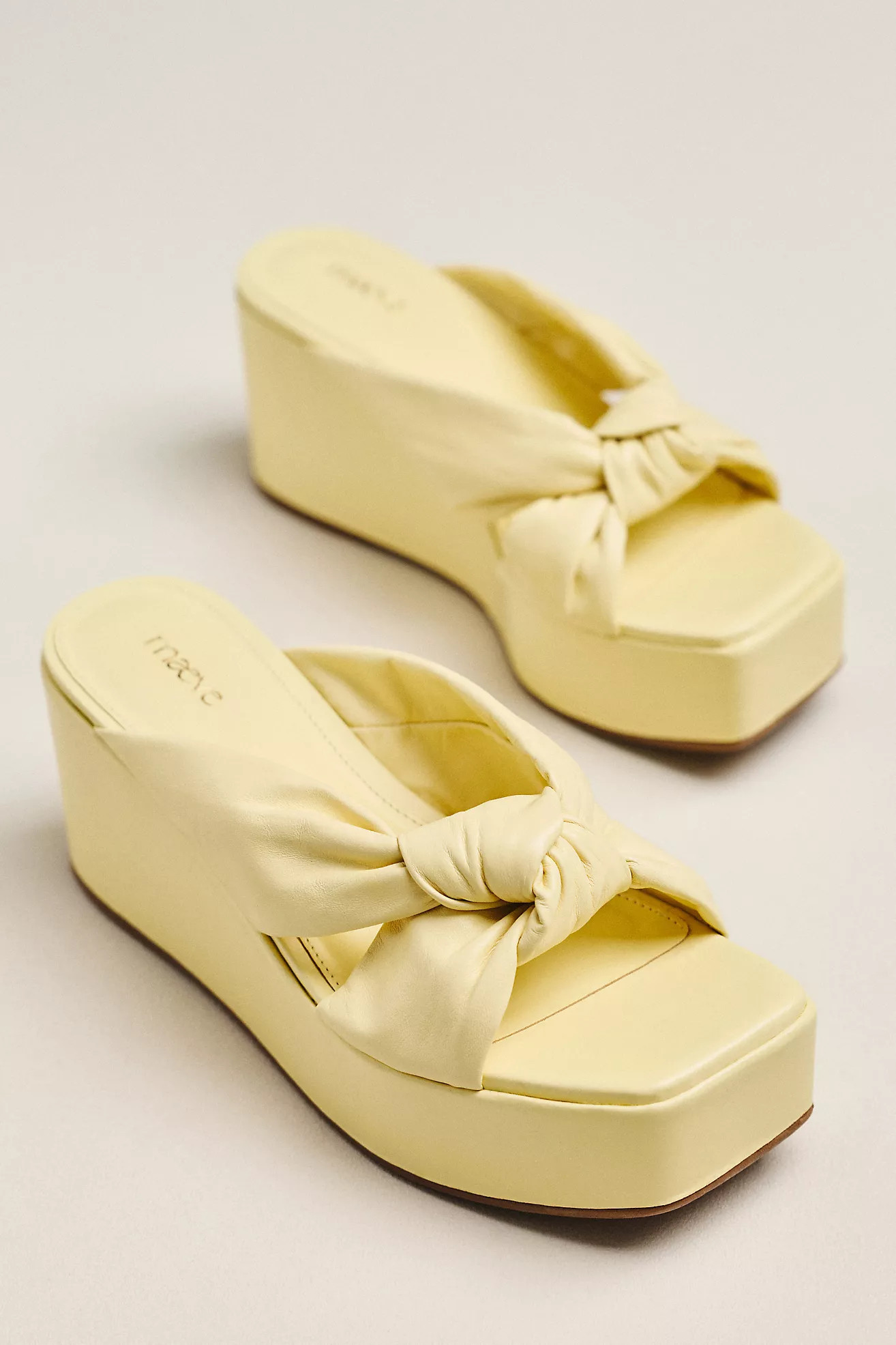Maeve Knotted Platform Sandals | Anthropologie (US)