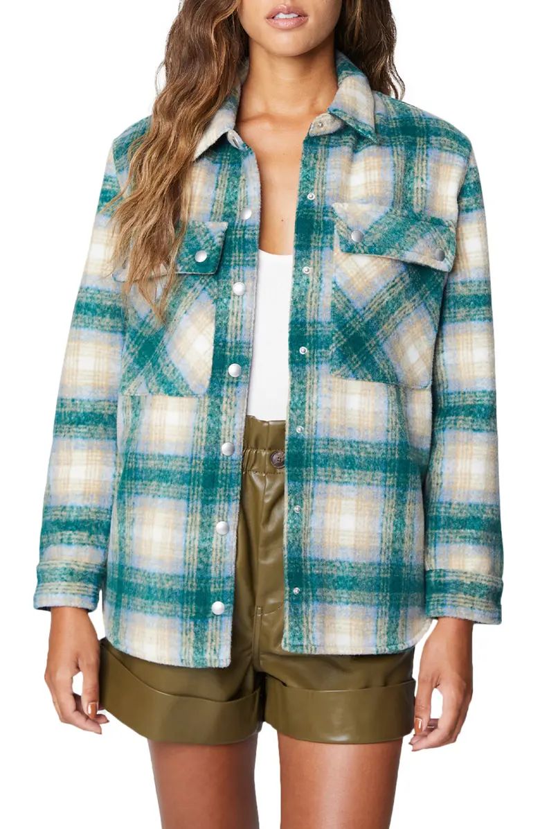 BLANKNYC Plaid Shirt Jacket | Nordstrom | Nordstrom