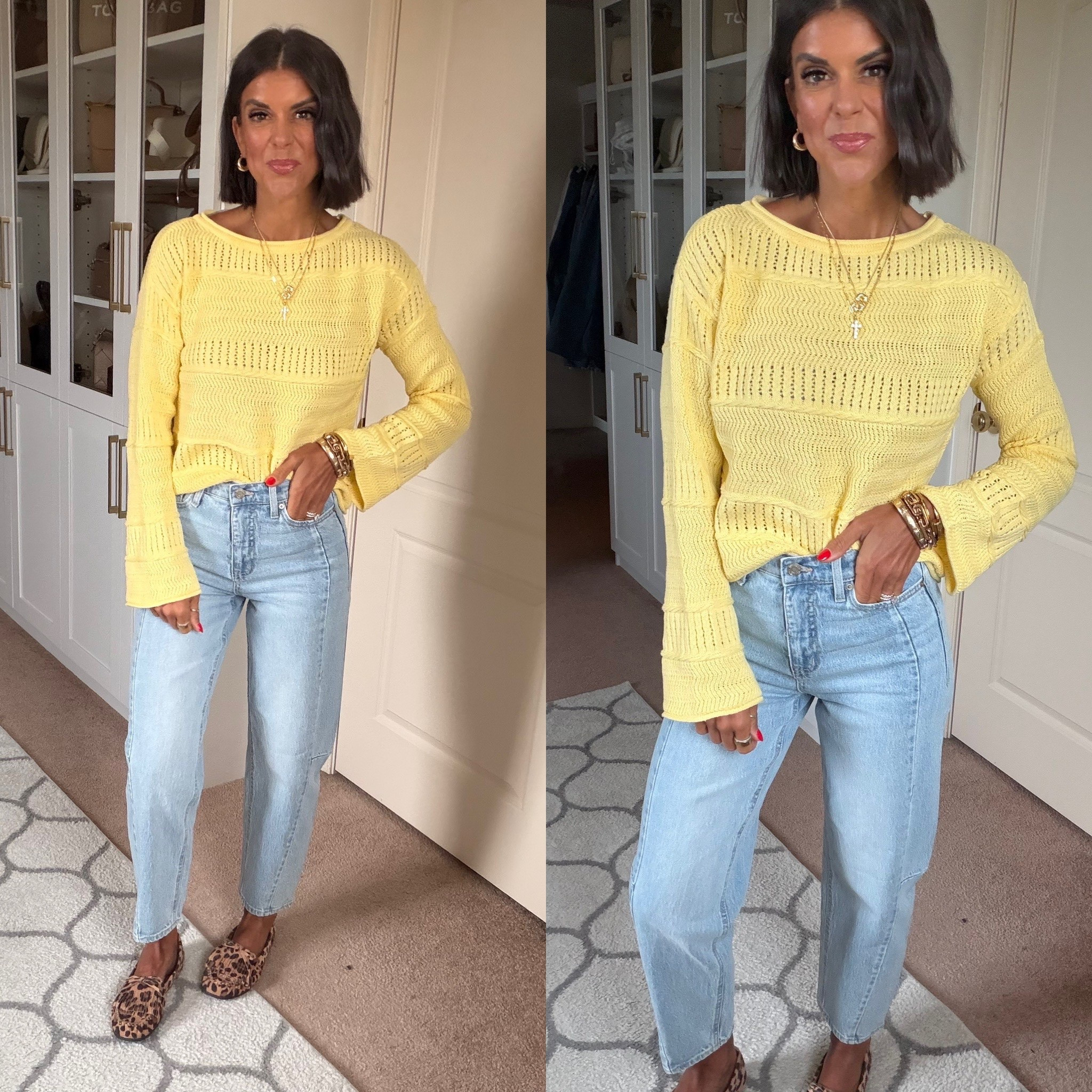 My favorite Walmart jeans on the top seller list yet again!!! I’m in size xs in sweater, jeans tts. I’m 5’5 for reference. 

#LTKmomlife #LTKgrwm #LTKootd