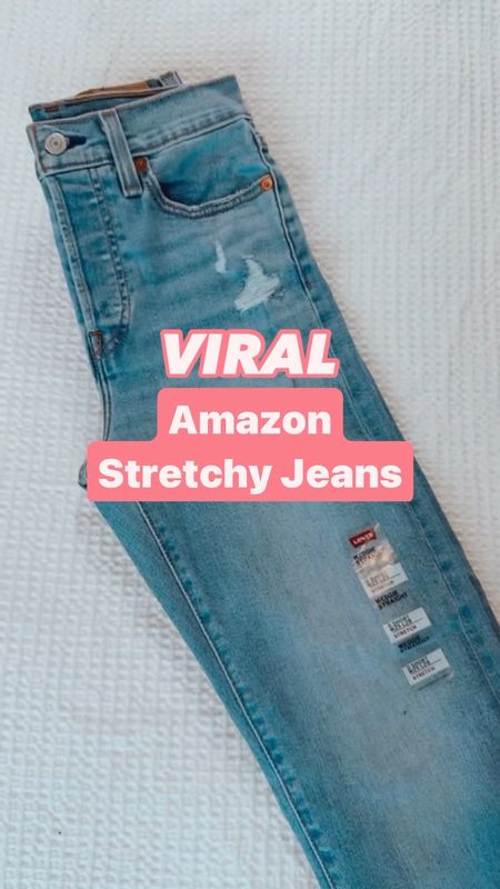 ✨These are my best selling stretchy Amazon jeans!! The v shape stitch, pocket placement and pocket size help make your bum look rounder and waistline smaller! They’re nice and stretchy making them SO COMFY!! 

✨Wearing my true to size (25) in each! 

#LTKstyletip #LTKfindsunder50 #LTKfindsunder100