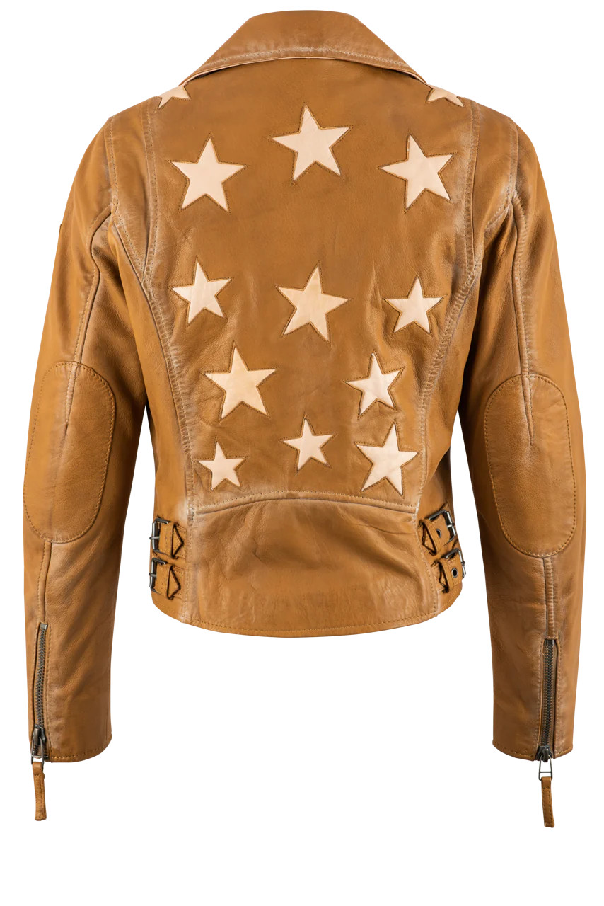 Mauritius Christy Honeycomb Lamb Leather Western Jacket | Pinto Ranch | Pinto Ranch