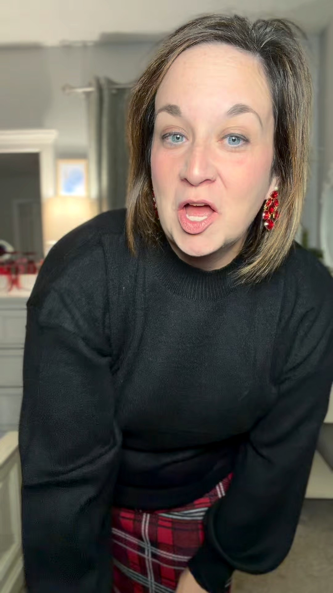 I love this classic, festive fit! The sweater and boots are linked! 

#LTKOver40 #LTKHoliday #LTKootd