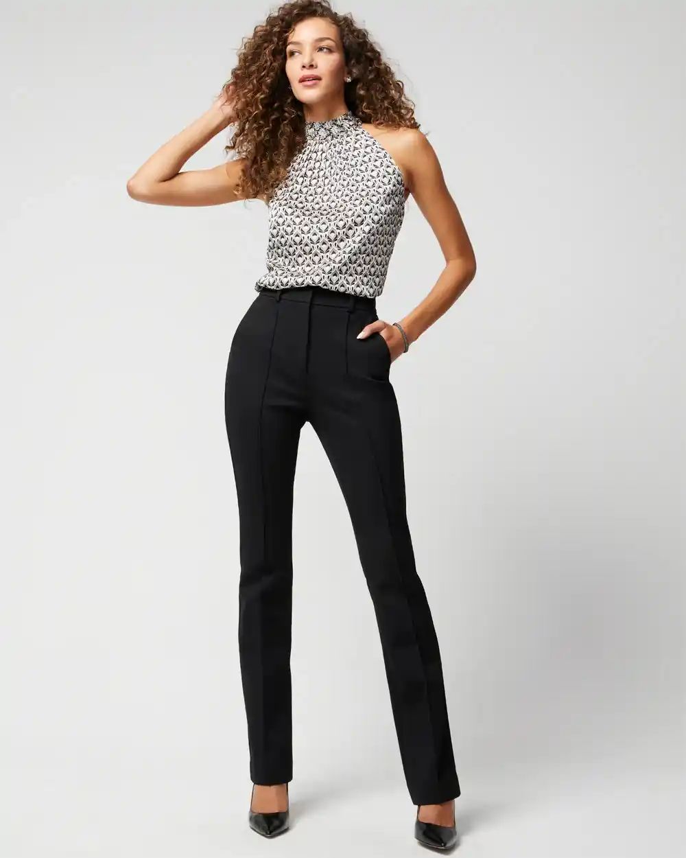 Extra High-Rise Luxe Stretch Bootcut Pants | White House Black Market