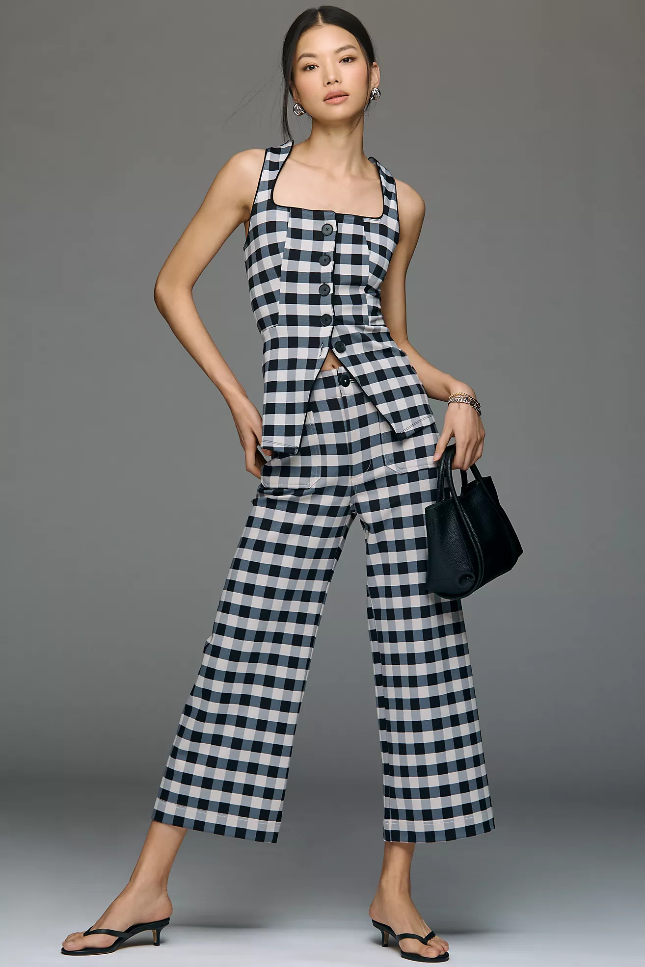 The Colette Knit Crop Printed Pants by Maeve | Anthropologie (US)