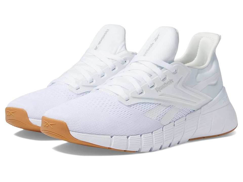 Reebok Nano Gym Women's Shoes White/Barely Grey/Gum : 9.5 B - Medium, Synthetic | Zappos