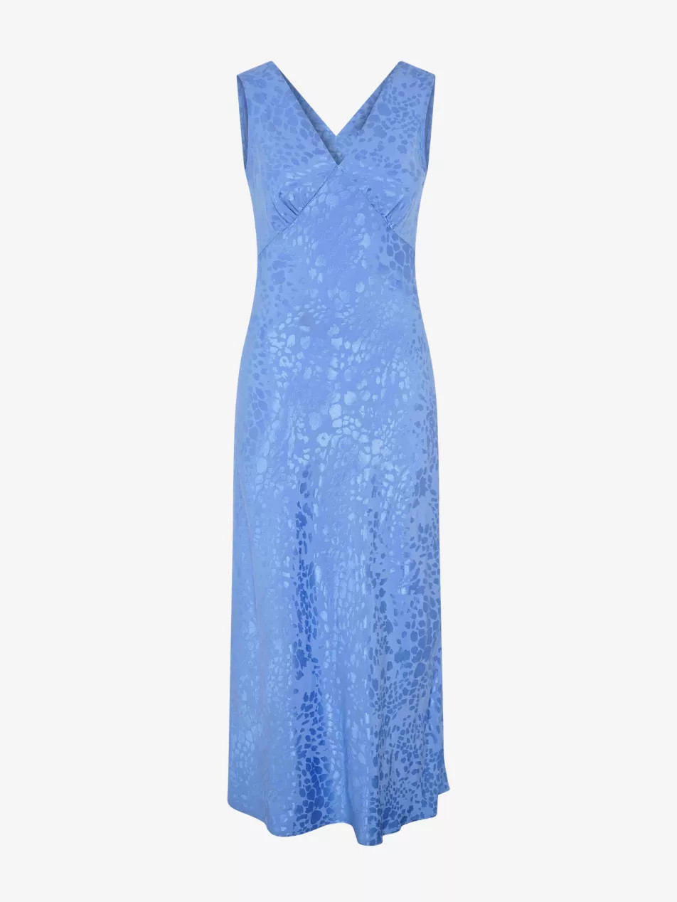 Iris V-neck sleeveless woven maxi dress | Selfridges