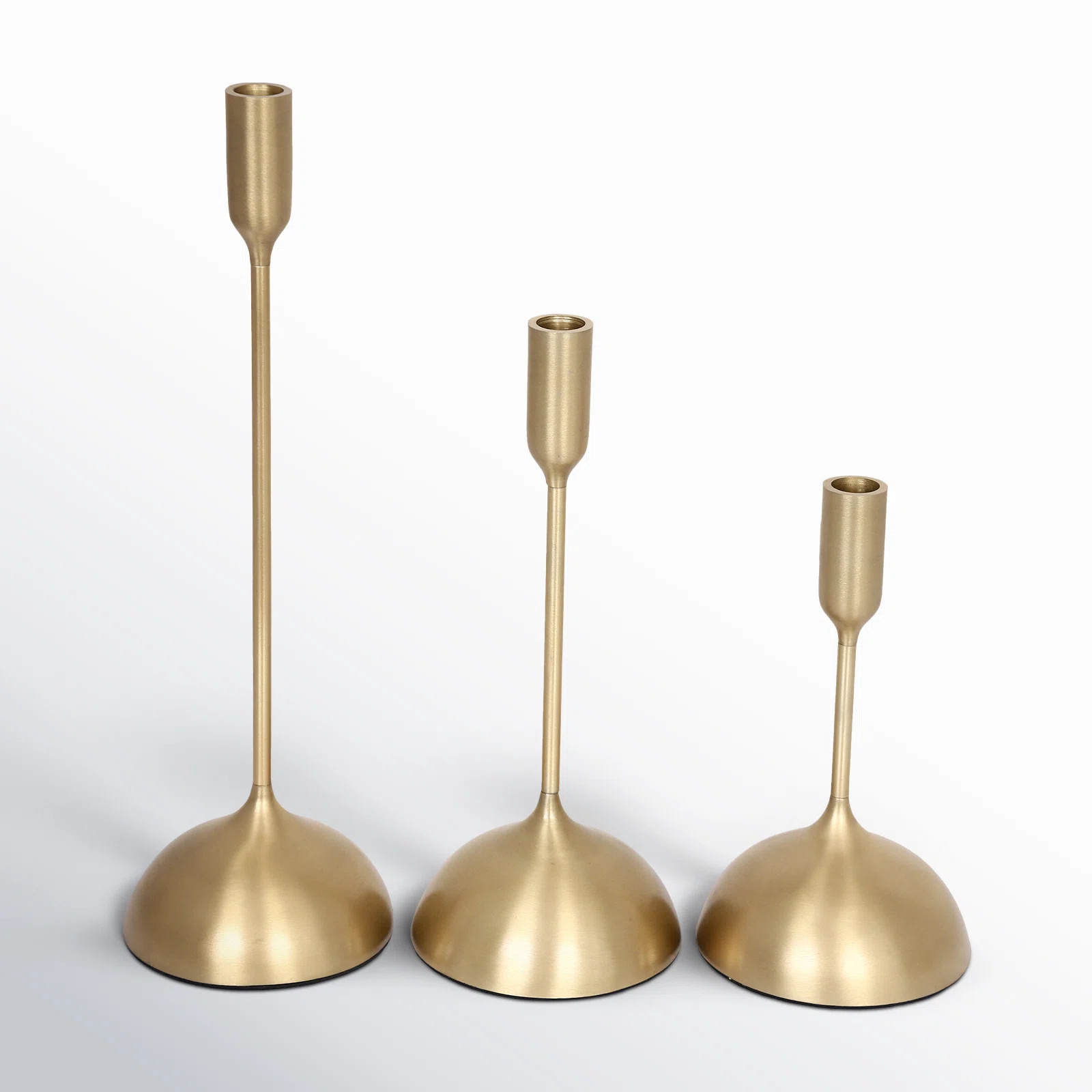 Joss & Main Mortola 3 Piece Metal Candlestick Set | Wayfair | Wayfair North America