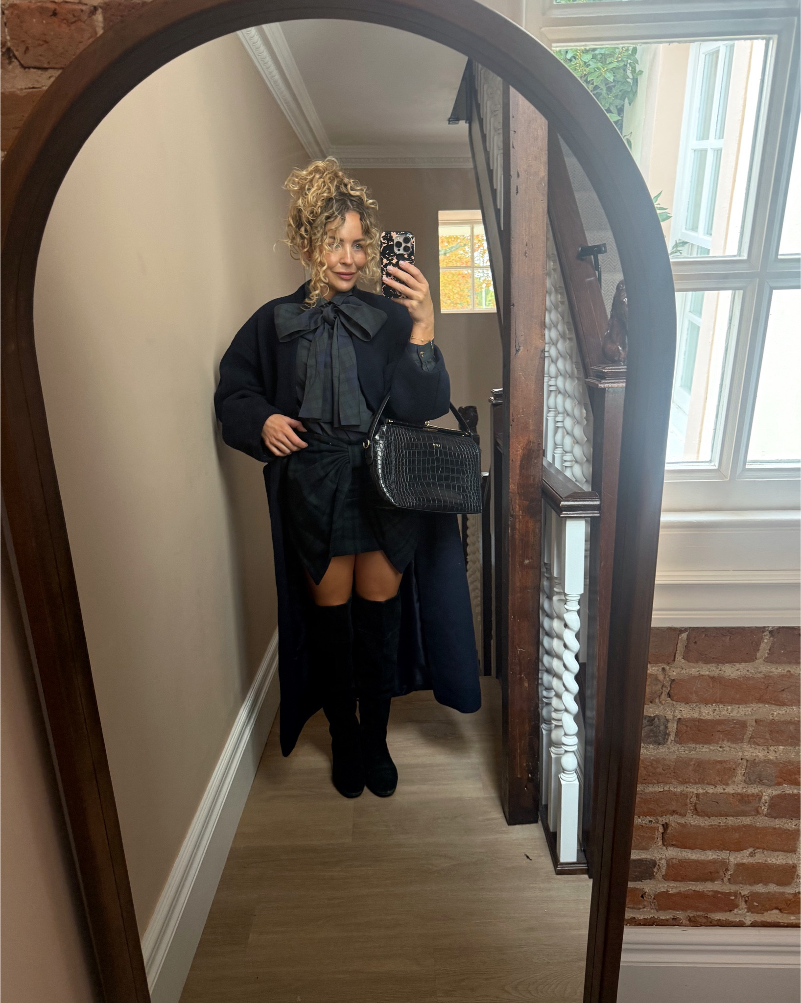 OOTD loving mini skirts and boots ATM 

#LTKworkwear #LTKautumn #LTKFashionMonth
